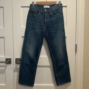 Denim Forum Aritzia The Arlo Hi-Rise Straight Jeans Size 28